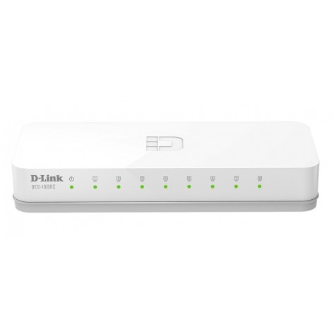 Switch D-Link DES-1008C - 8 Portas 10/100 Mbps 
