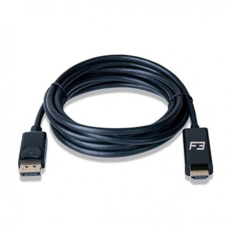 Cabo Conversor DisplayPort para HDMI 1,8 metros - F3 1244 - JC-CB-DMI18