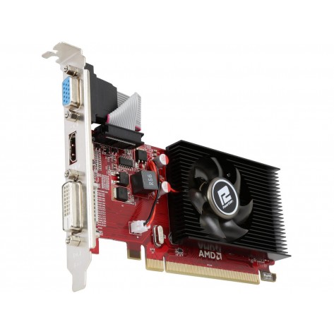 Placa de Vídeo PowerColor AMD Radeon R5 230 - 2GB DDR3 64bit - PCI Express 2.1