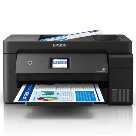 Multifuncional Epson EcoTank L14150 - Tanque de Tinta, Impressão Colorida Até A3+ - Impressão, Digitalização, Cópia e Fax - USB, Ethernet e Wireless
