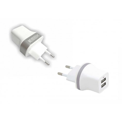 Carregador K-Mex 2 x USB - AB-W525