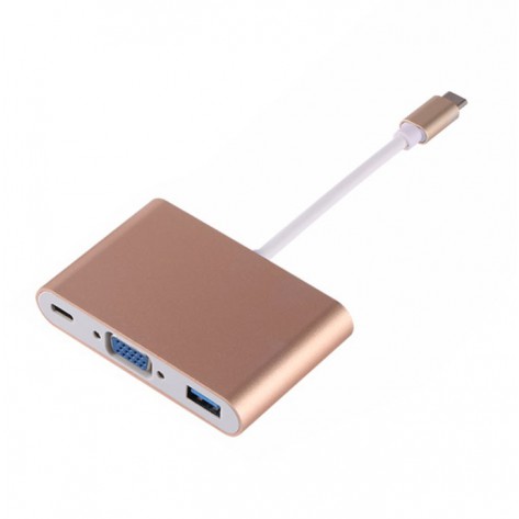 Adaptador Empire USB 3.1C - Multiporta com USB, VGA e USB-C