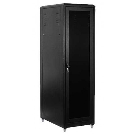 Rack de piso fechado Hi-Top 19'' - 40U - 970mm + Kit de Ventilação + Kit Rodas
