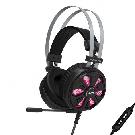 Headset Gamer C3TECH PH-G710 Vulture - USB 7.1 Surround - LED