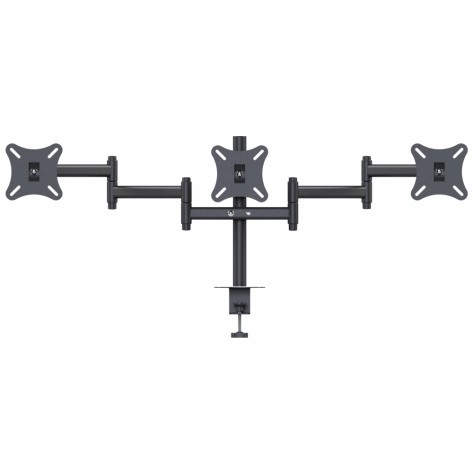 Suporte de mesa com garra para 3 monitores de LCD e LED de 10'' até 24'' - SMT-1024G