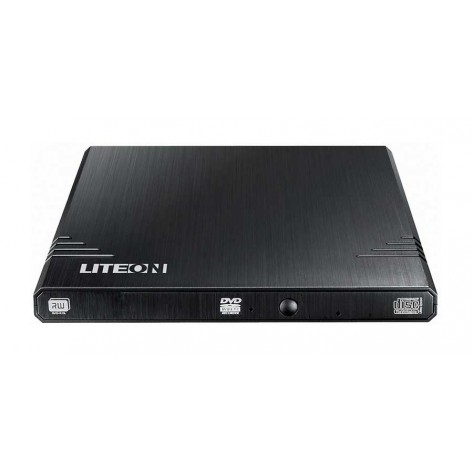 Gravador de DVD Externo Lite-on 8x Slim Writer EBAU108 - Preto