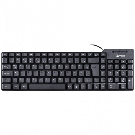 Teclado Com Fio Vinik DT150 Compacto Dynamic - USB - Preto