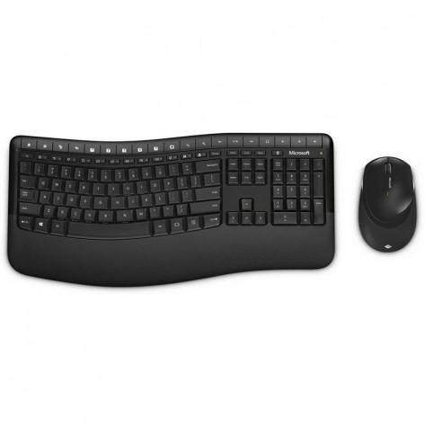Teclado e Mouse Microsoft Comfort 5050 - ABNT2 - USB - Wireless