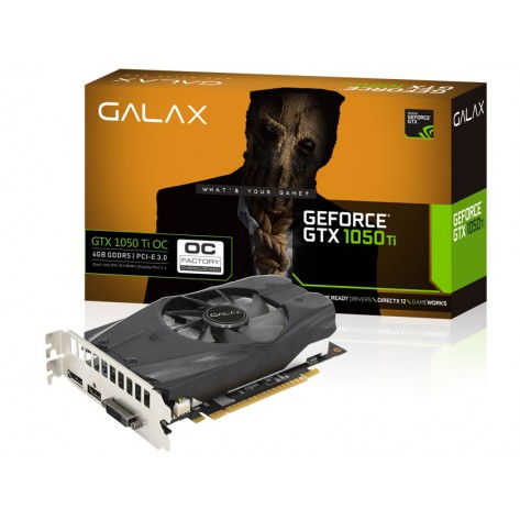 Placa de Vídeo Galax Nvidia GeForce GTX 1050 TI  - 4GB GDDR5 128-Bit - PCI-Express 3.0