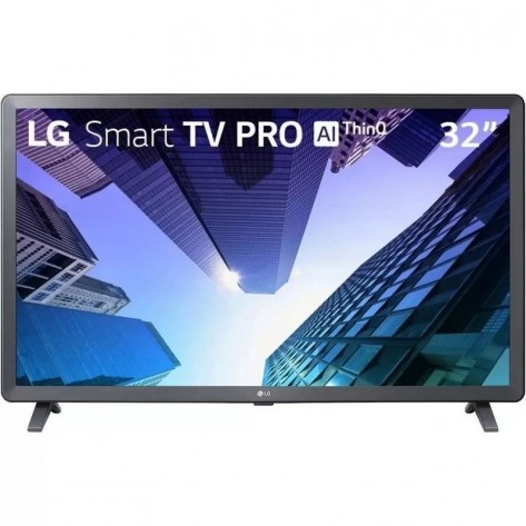 Smart TV 32'' LED LG 32LQ621CBSB - HD 1366 x 768 - 2 HDMI - HDR10 - Inteligência Artificial ThinQ