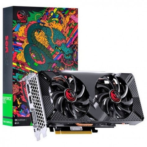 Placa de Vídeo PCYes Geforce GTX 1660 OC Edition PPOC166019206G5 - 6GB DDR5 192 bits - PCI-Express 3.0