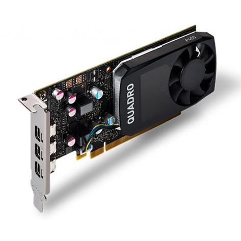 Placa de Vídeo Quadro PNY P400 - 2GB GDDR5 64 bits - PCI Express 3.0 - Low-Profile