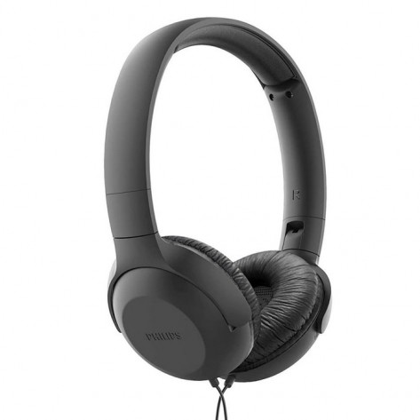 Fone de Ouvido Headphone Philips TAUH201BK/00 - Com Microfone - Preto