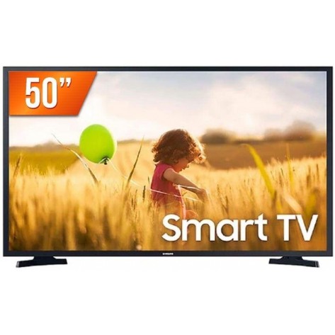 Smart TV 50'' LED Samsung 4K BE50T-HB LH50BETHVGGXZD - 3840 x 2160 - 2 HDMI - 1 USB - Wi-Fi Integrado - Preto
