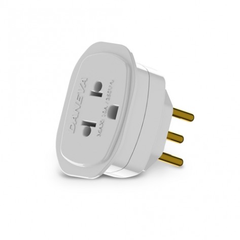 Adaptador Universal de Tomadas NBR 14136 para 2P+T - Antigo para o Novo 