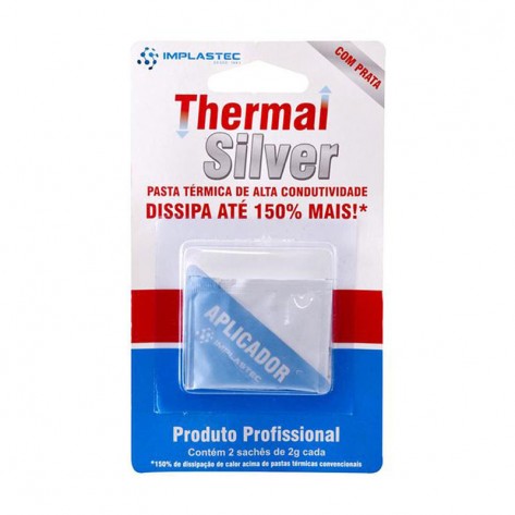 Pasta Térmica Thermal Silver com Aplicador - 4140
