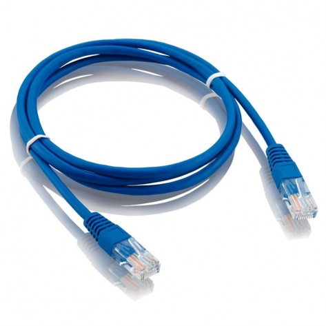 Patch Cord Cat6e Azul - 1,5 metros