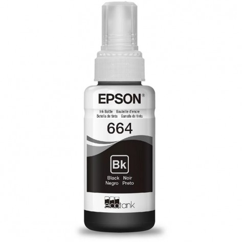 Refil de Tinta Epson 664 (T664120-AL) - Preto
