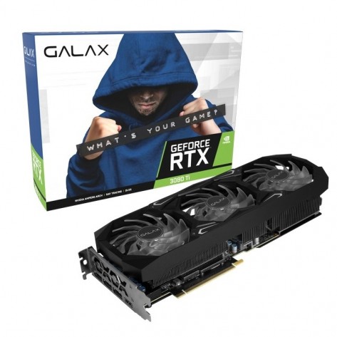 Placa de Vídeo Galax GeForce RTX 3080 Ti SG (1-Click OC) 38IOM5MD99DD - 12GB GDDR6X 384 bits - PCI-Express 4.0
