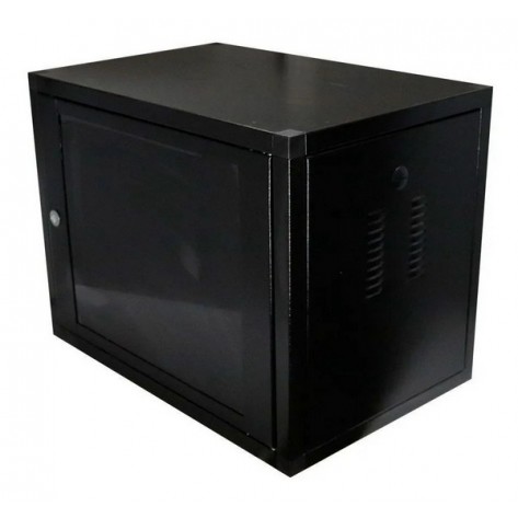 Mini Rack 19'' - Desmontável - 8U 570MM - 1 Ventilador