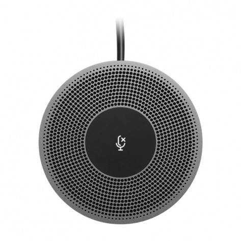 Microfones de Expansão para Câmera de Videoconferência Logitech MeetUp (989-000405) - Até 5 Metros de Alcance