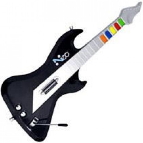 Guitarra Rockstar Neo Sem fio para PS2 Guitar Hero 1 e 2