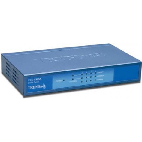 Switch TRENDnet TEG-S41SX 4-portas 10/100/1000 + 1-porta Mini-GBIC