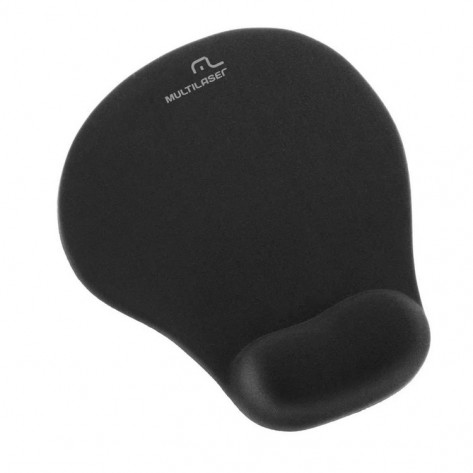 Mouse Pad Ergonômico Multilaser AC021 - 270x185x25 mm - Com Apoio em Gel