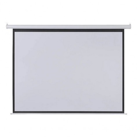 Tela de Projeção Retrátil Multilaser AC437 - 100" (203 x 152 cm) - Matte White + Blackout