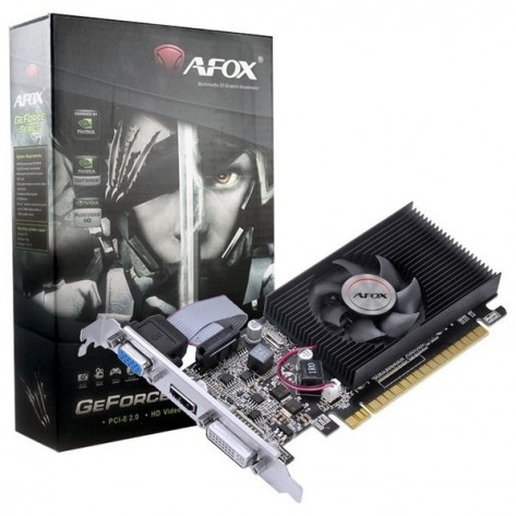 Placa de Vídeo AFOX GeForce GT210 AF210-1024D3L5-V2 - 1GB GDDR3 64 bits - PCI-Express 2.0