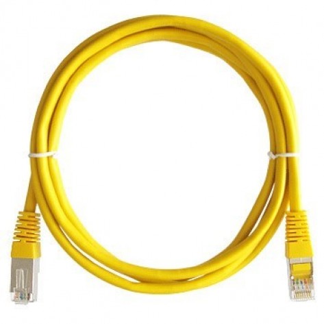 Patch Cord Cat6e Amarelo - 5 metros