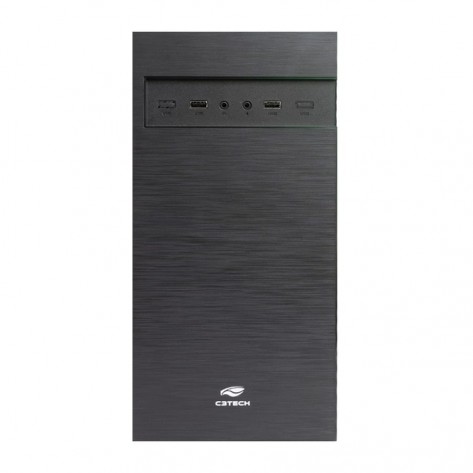 Gabinete C3Tech MT-32BK - Micro ATX - Preto - Com Fonte 200W