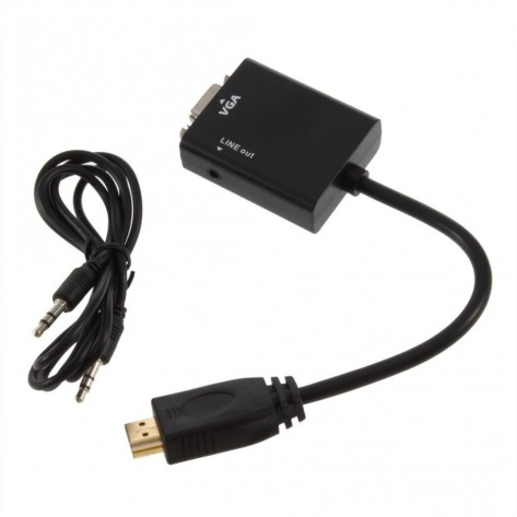 Conversor HDMI para VGA + Áudio - Kankai KK-178