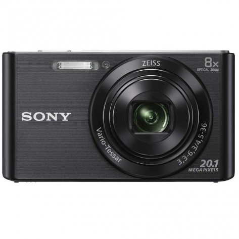 Câmera Digital Sony DSC-W830 - Preto - 20,1 MP Visor 2.7'' Filma em HD