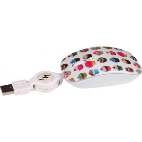 Mouse Óptico Retrátil T’nB Cake