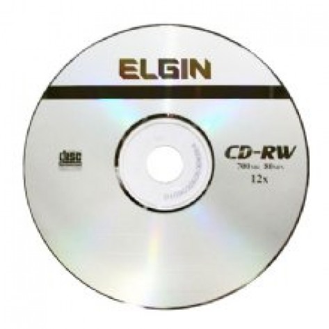 Mídia CD-RW 700MB Elgin 