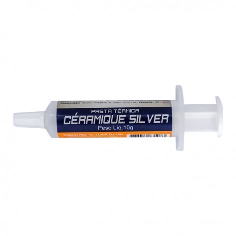 Pasta Térmica Implastec Céramique Silver - Seringa 10g