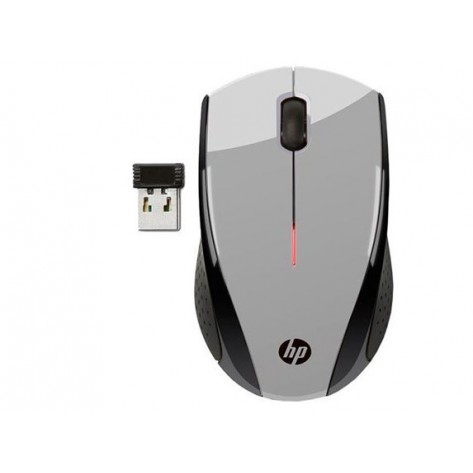 Mouse sem fio HP X3000 (L0Z87AA) - Wireless 2.4GHz - 1600 dpi - Cinza/Preto