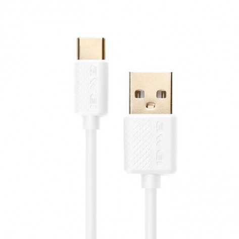 Cabo USB Type-C Awei CL-89 - 100cm - Branco