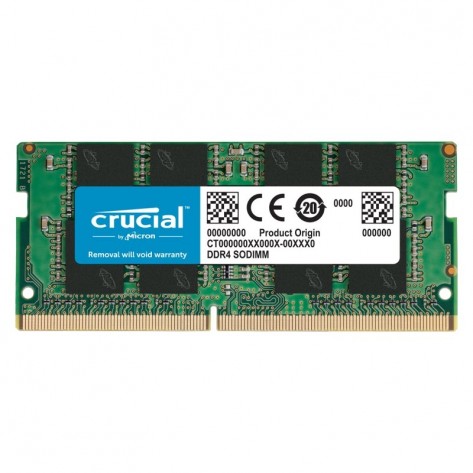 Memória para Notebook Crucial CT8G4SFRA32A - 8GB DDR4 - 3200MHz (PC4-25600) - SODIMM
