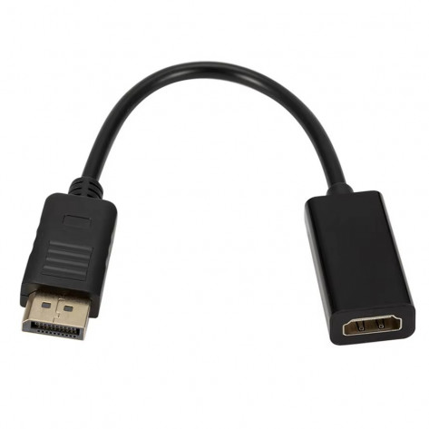 Adaptador Conversor DisplayPort Macho para HDMI Fêmea