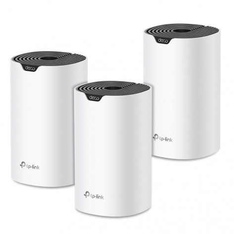 Roteador Wireless TP-Link Mesh Deco S7 - AC1900 Dual Band - 600Mbps (2.4GHz) / 1300Mbps (5GHz) - 3 Unidades