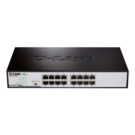 Switch D-Link DGS-1016D - Não Gerenciável - 16 Portas 10/100/1000