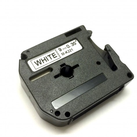 Fita para rotulador Brother M-K221 - (9mm, 8m)