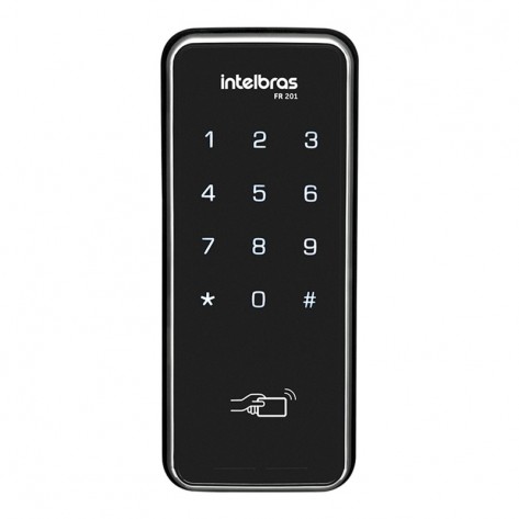 Fechadura Digital de Sobrepor Intelbras FR 201 - Abertura por Senha e Cartão de Proximidade	