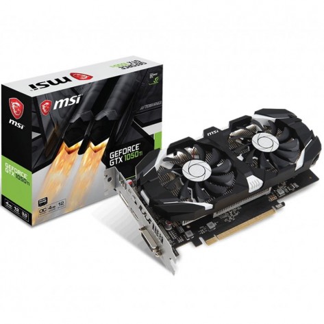 Placa de Vídeo MSI Geforce GTX 1050 Ti 4GT OC (912-V809-2272) - 4GB GDDR5 128 bits - PCI-Express 3.0