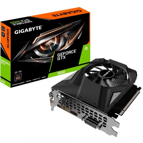 Placa de Vídeo Gigabyte GeForce GTX 1650 D6 OC 4G GV-N1656OC-4GD - 4GB, GDDR6, 128 bits - PCI-Express 3.0