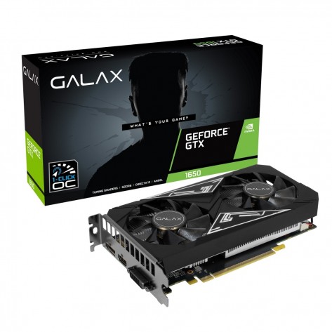 Placa de Vídeo Galax GeForce GTX 1650 EX PLUS 65SQL8DS93E1 - 4GB GDDR6 128 bits - PCI-E 3.0