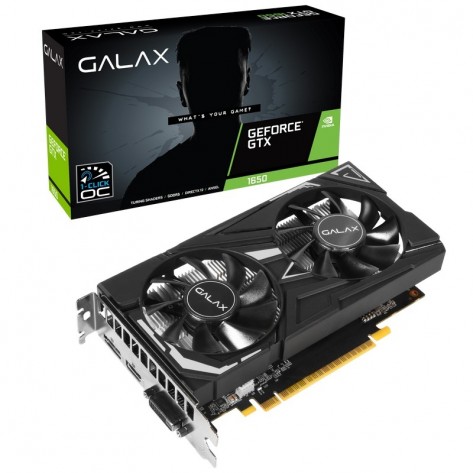 Placa de Vídeo Galax GeForce GTX 1650 EX (1-Click OC) 65SQL8DS66E6 - 4GB GDDR6 128 bits - PCI-Express 3.0