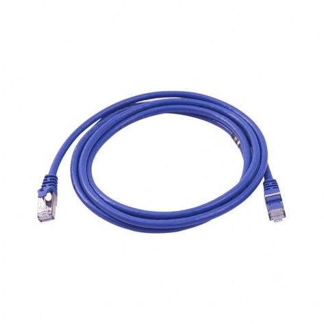 Patch Cord HP DHC-CAT6-FTP (8WW60AA) - CAT.6 Blindado - Azul - 2 Metros